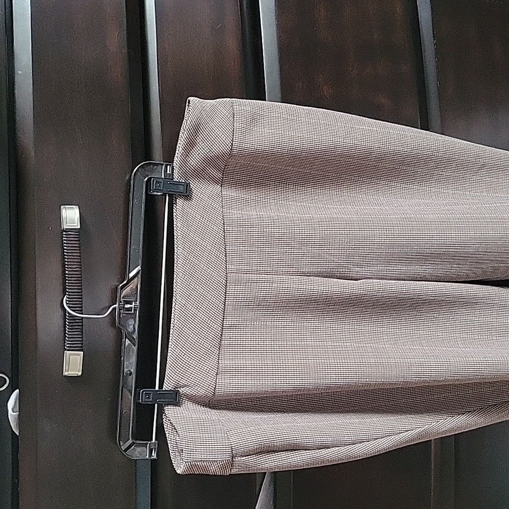3/$12 Roz and Ali plaid dress pants  size fourteen